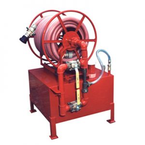 Hose Reel With Foam Tank